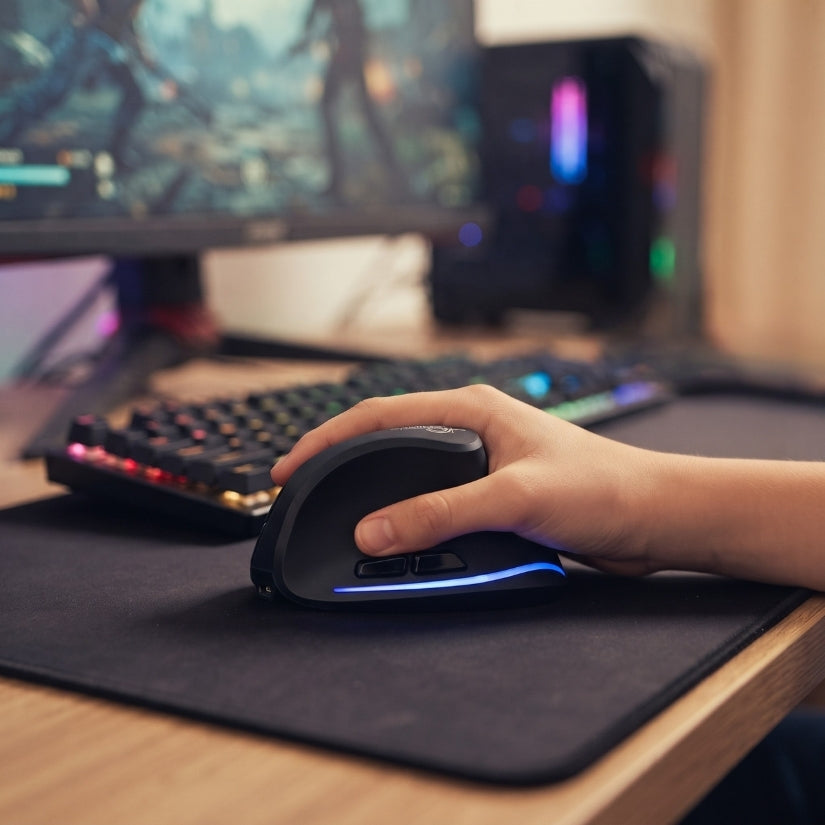 souris gamer ergonomique prise en main