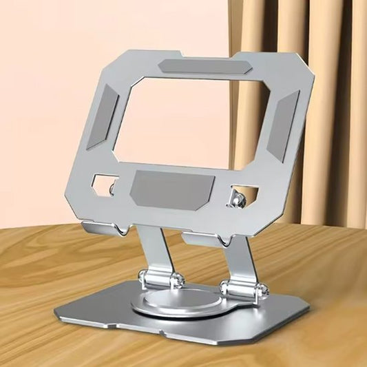 Support tablette pliable argent